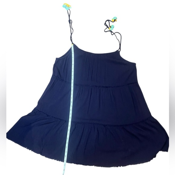 Arie Sleeveless Tiered Mini Dress with Ties Size Large - Picture 5 of 12